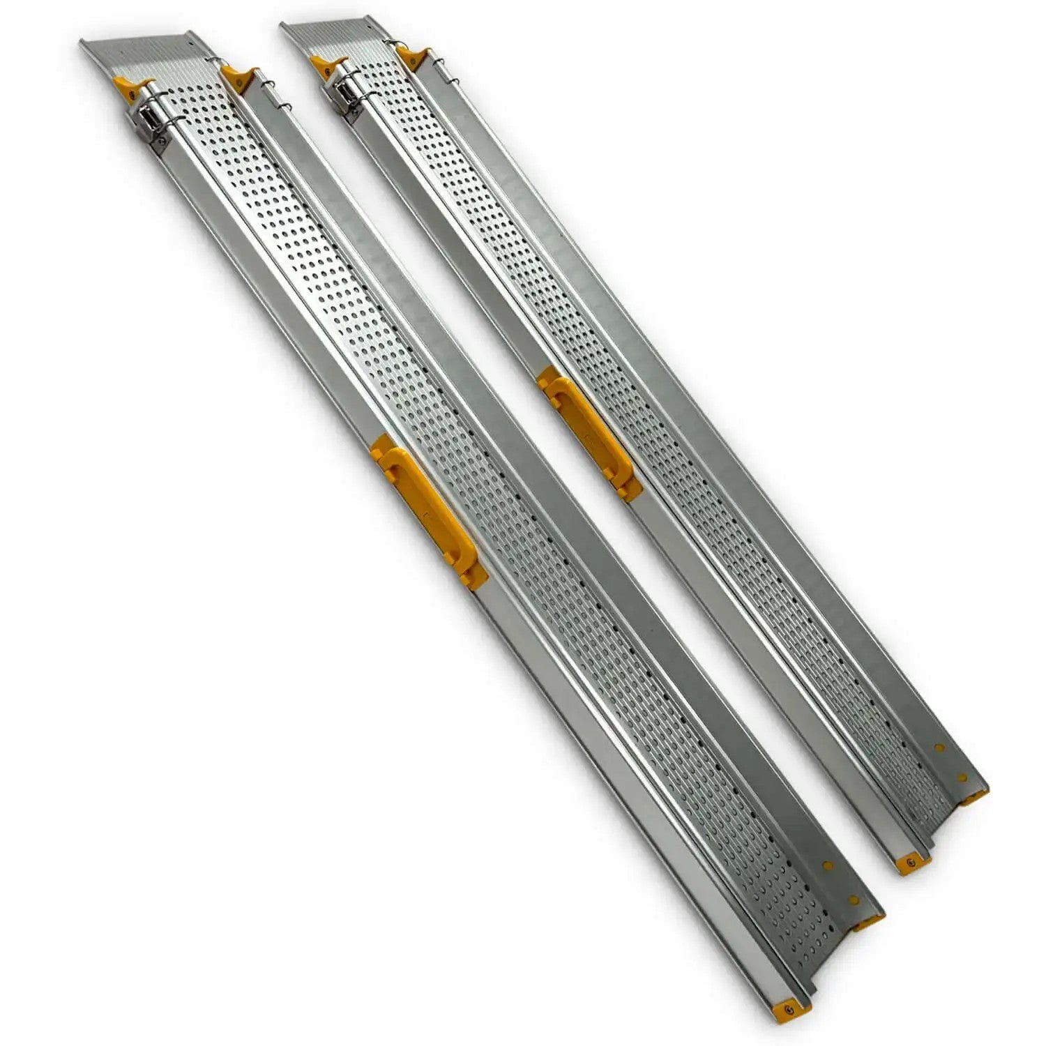 Electric Power Ramp ComfyGo GO-Ramp Portable 8 FT Telescopic Ramp for Electric Wheelchairs