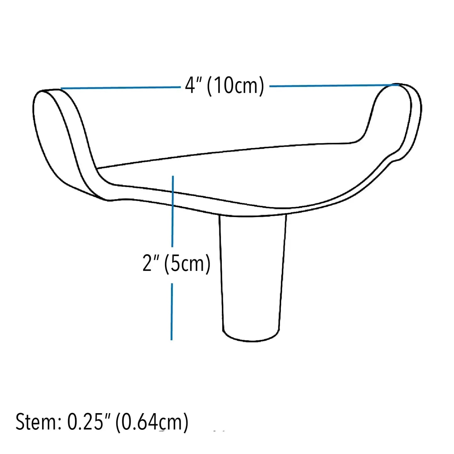 Ergonomic U-Shaped Joystick Handle with Flex Shaft