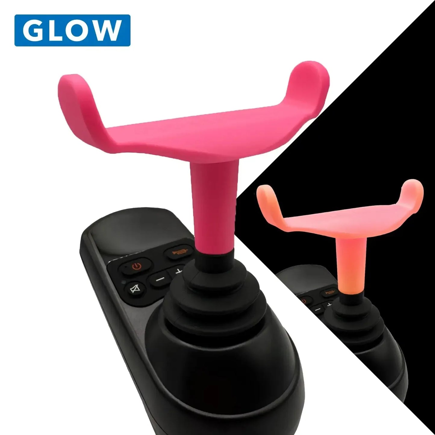 Ergonomic U-Shaped Joystick Handle with Flex Shaft