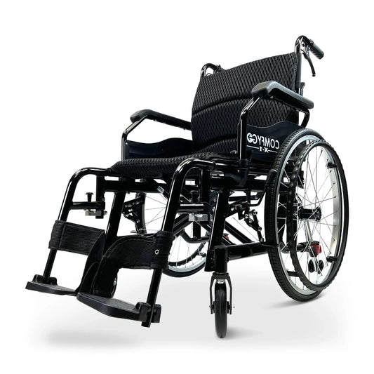 ComfyGO X-1 Lightweight Manual Wheelchair - Scooter Life Canada