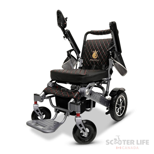 ComfyGo MAJESTIC IQ-7000 Auto Folding Remote Controlled Electric Wheelchair - Scooter Life Canada
