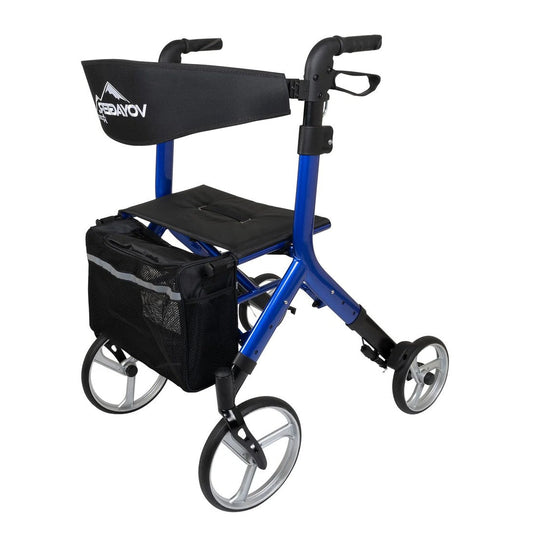 EZee Life Voyager Adjustable Height Euro-Style Rollator