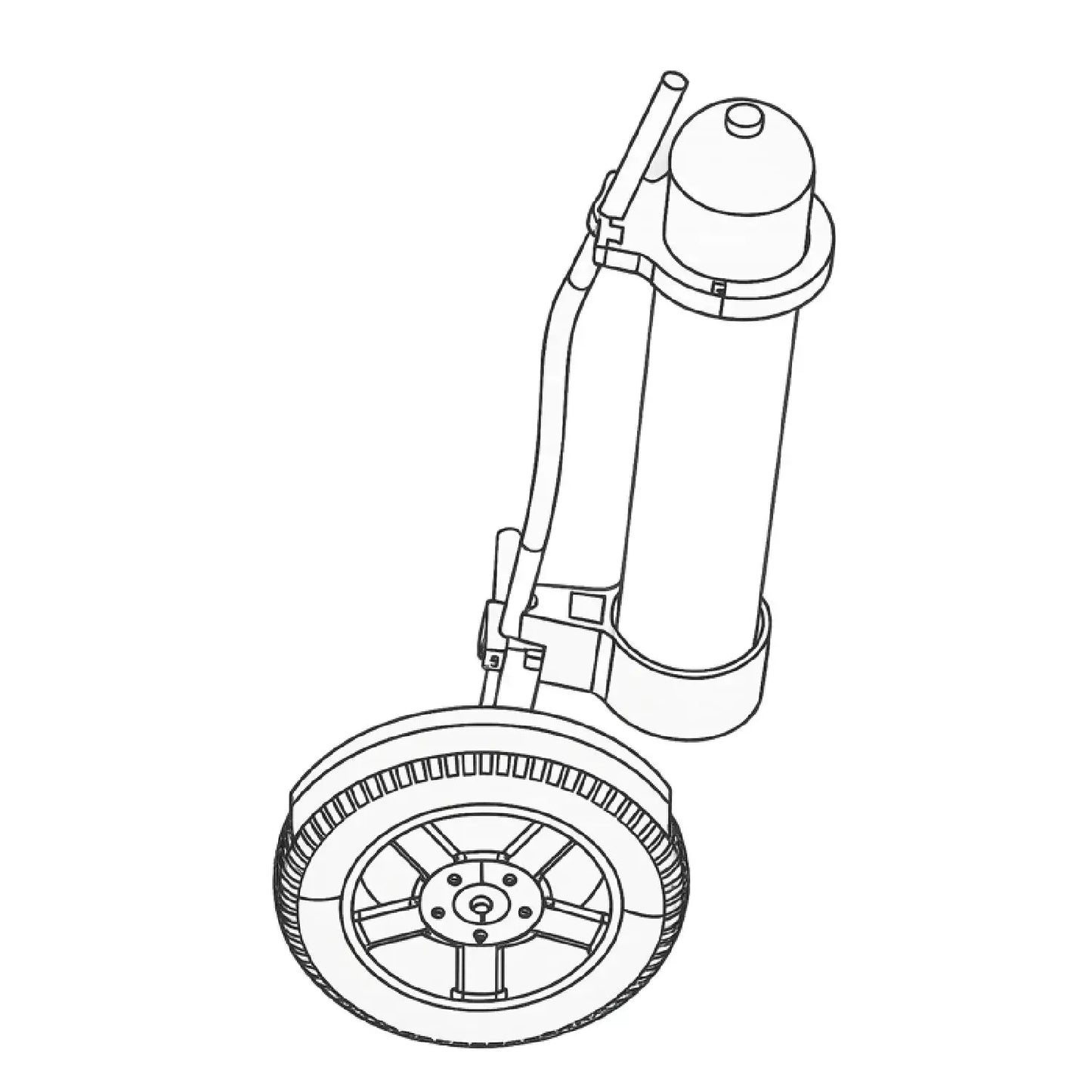 Quick Detach Oxegen Tank Holder – Class E Compatible | ComfyGO